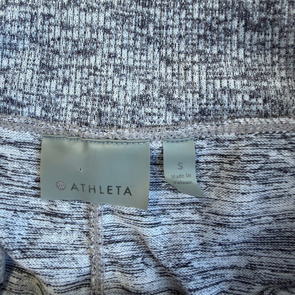 Athleta Downplay Gray Heathered Drawstring Skirt … - image 3